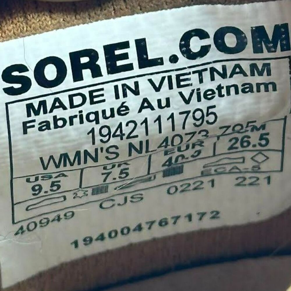 Sorel Kinetic Impact Lace Up Sneakers Athletic Shoes Womens Size 9.5 Amber Coral - Picture 8 of 9